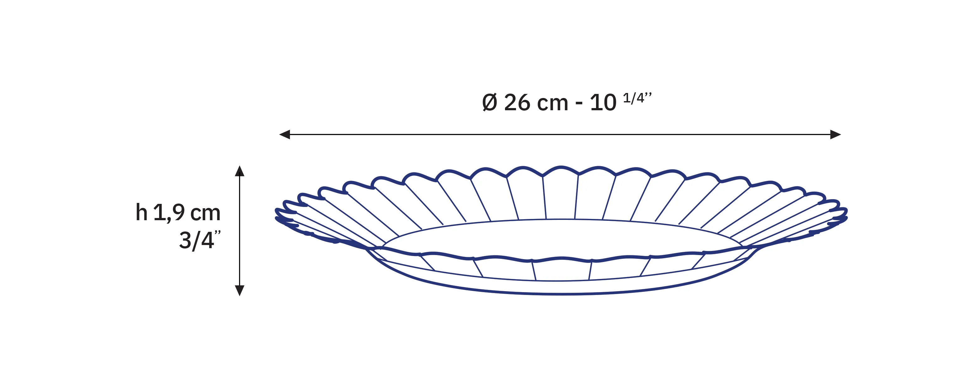 Picardie - Assiettes x6 - 26cm - Vermeil - Image 3